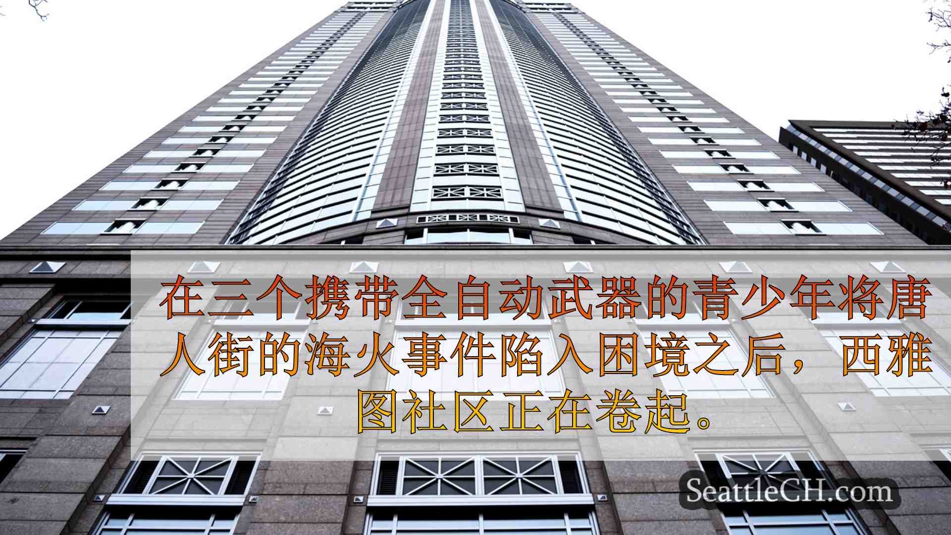 西雅图青年组织与警方合作进行手电筒游行安全