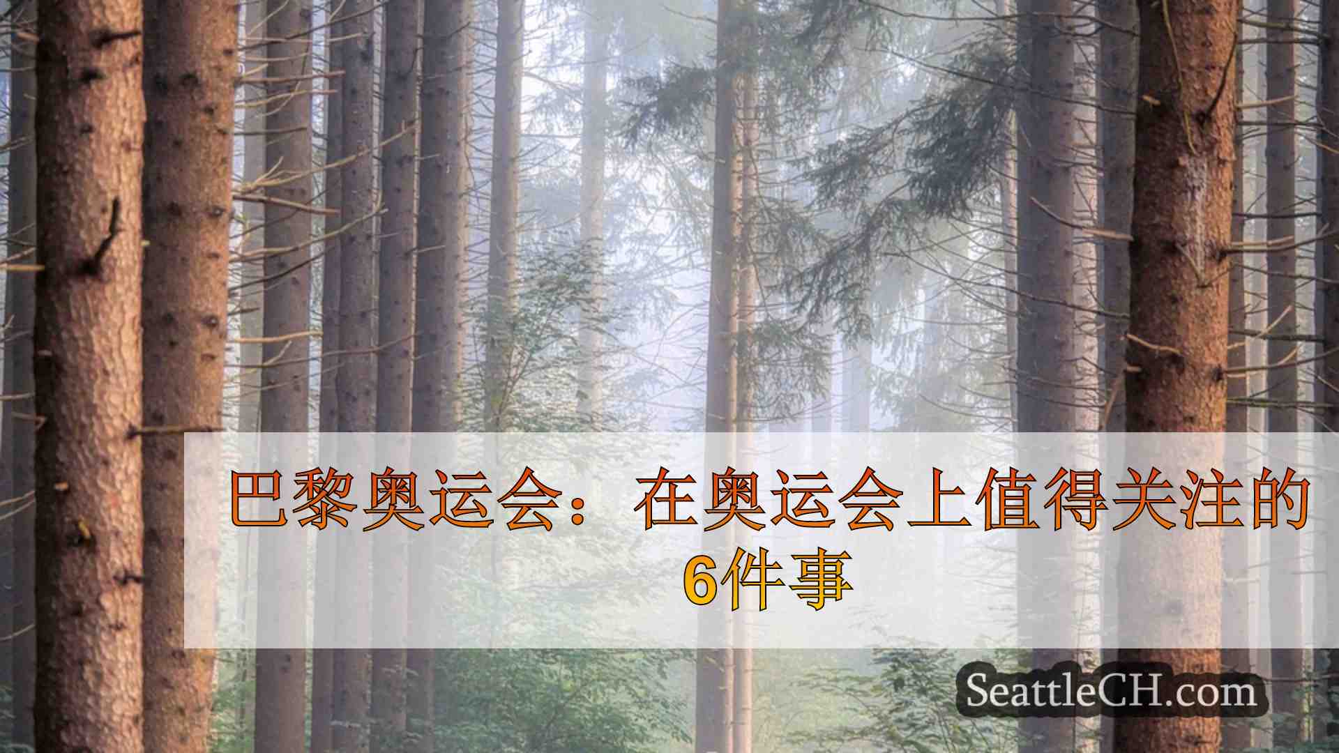 西雅图新闻 SeattleCH