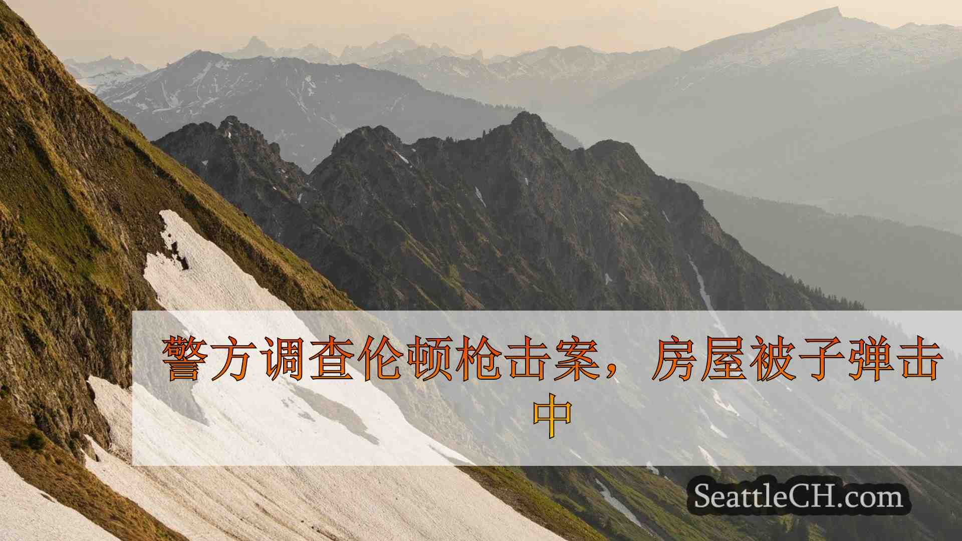 西雅图新闻 SeattleCH