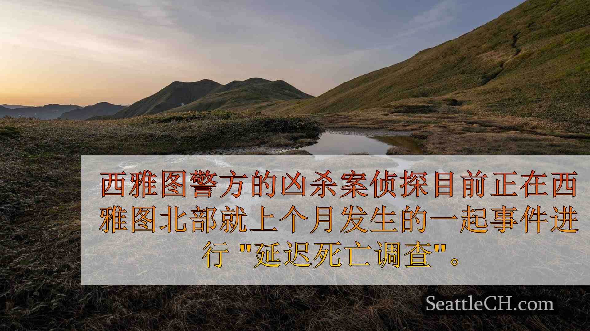 西雅图新闻 SeattleCH