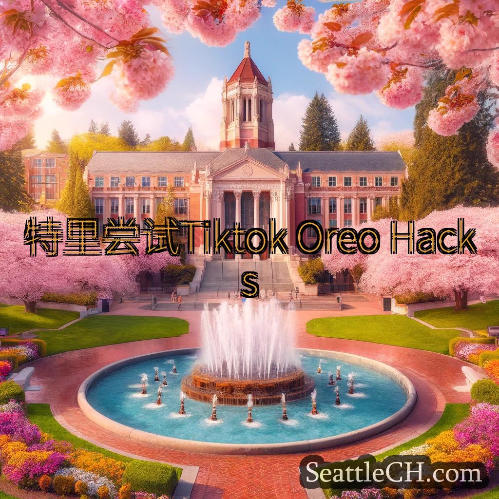 西雅图新闻 特里尝试Tiktok Oreo Hacks