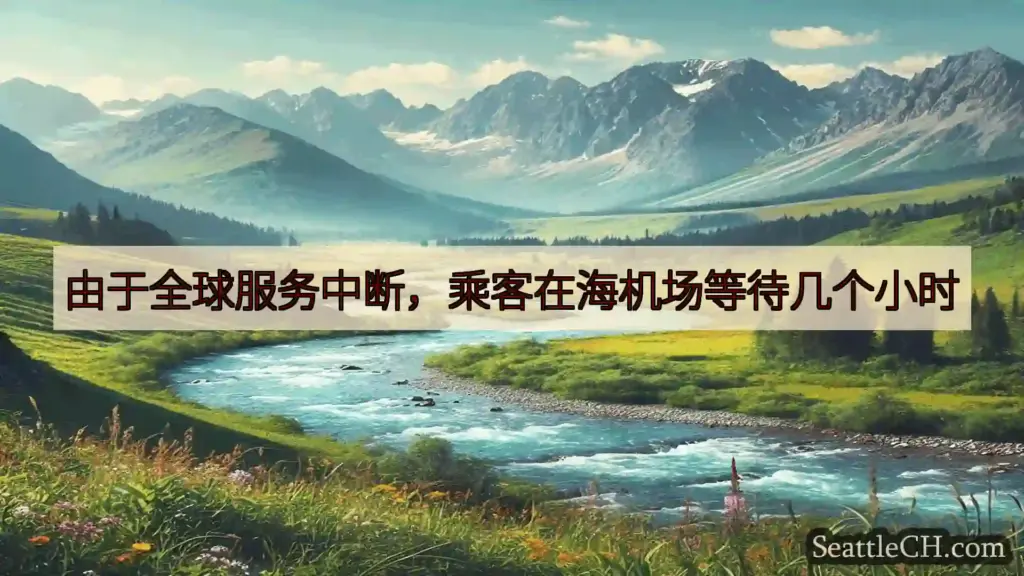 西雅图新闻 由于全球服务中断，乘客在海机场等待几个小时
