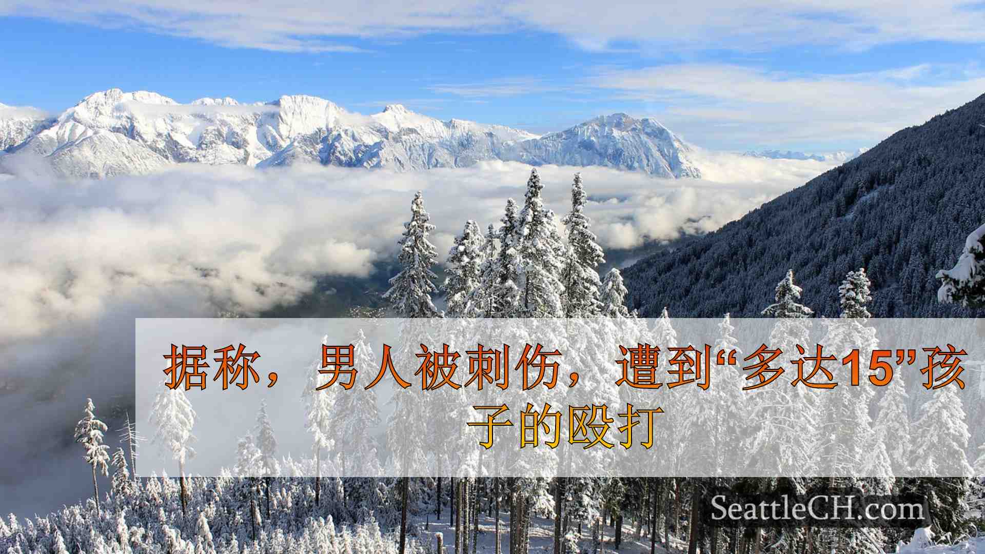 据称，男人在金县地铁公共汽车上遭到“多达15”孩子的攻击