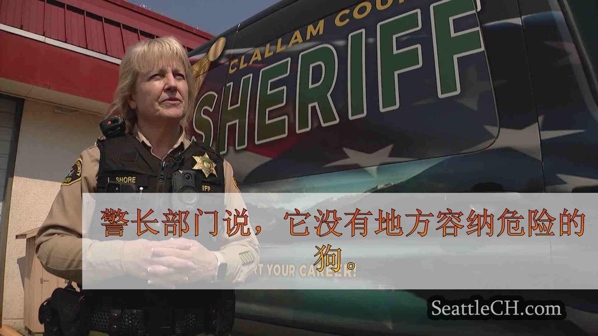 克拉勒姆县宣布紧急状态的危险狗