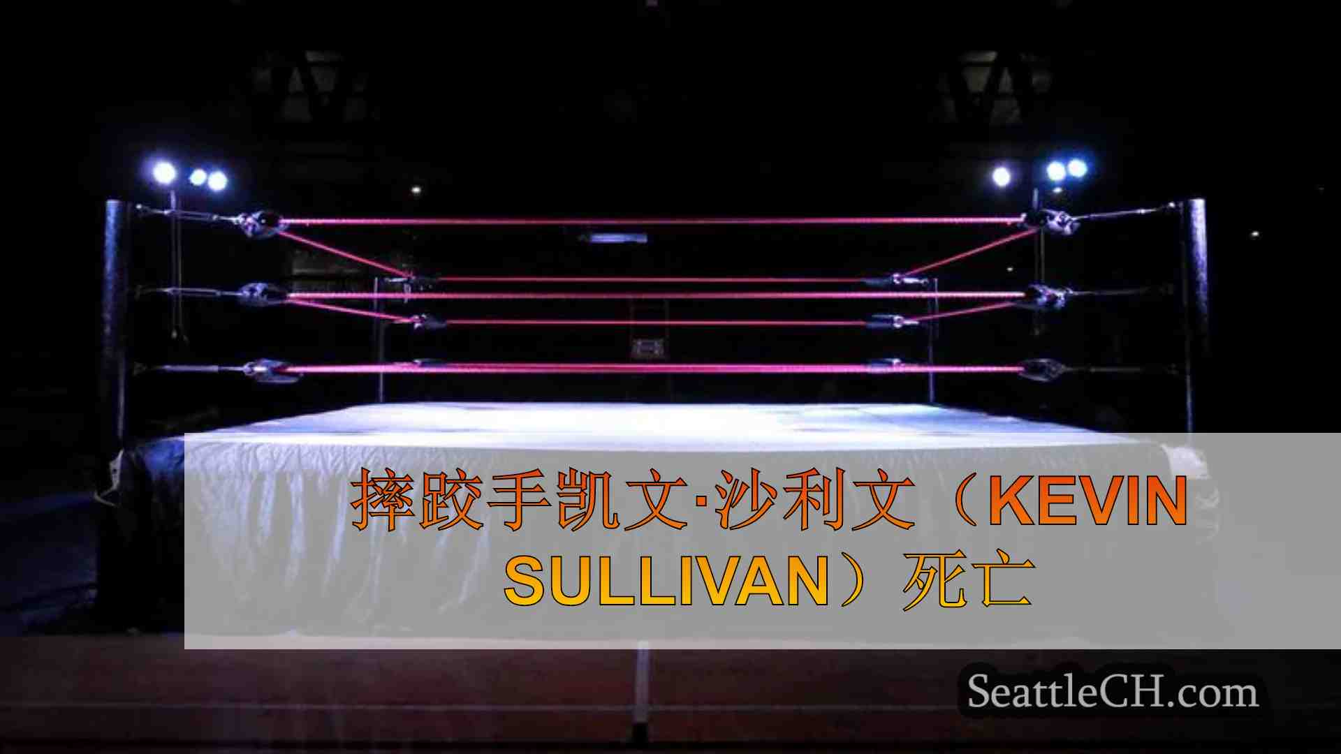 摔跤手凯文·沙利文（Kevin Sullivan）死亡