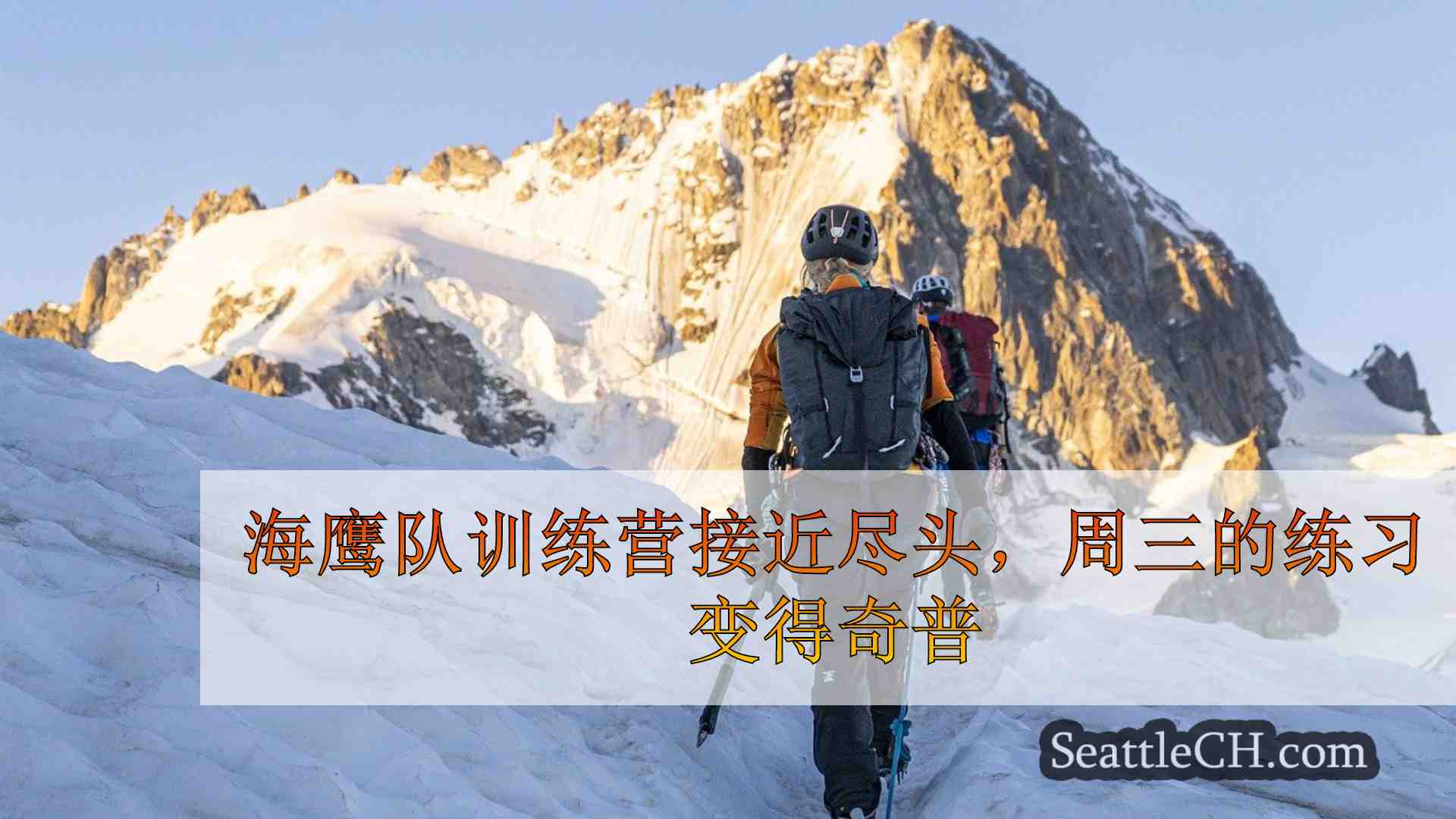 海鹰队训练营接近尽头，周三的练习变得奇普
