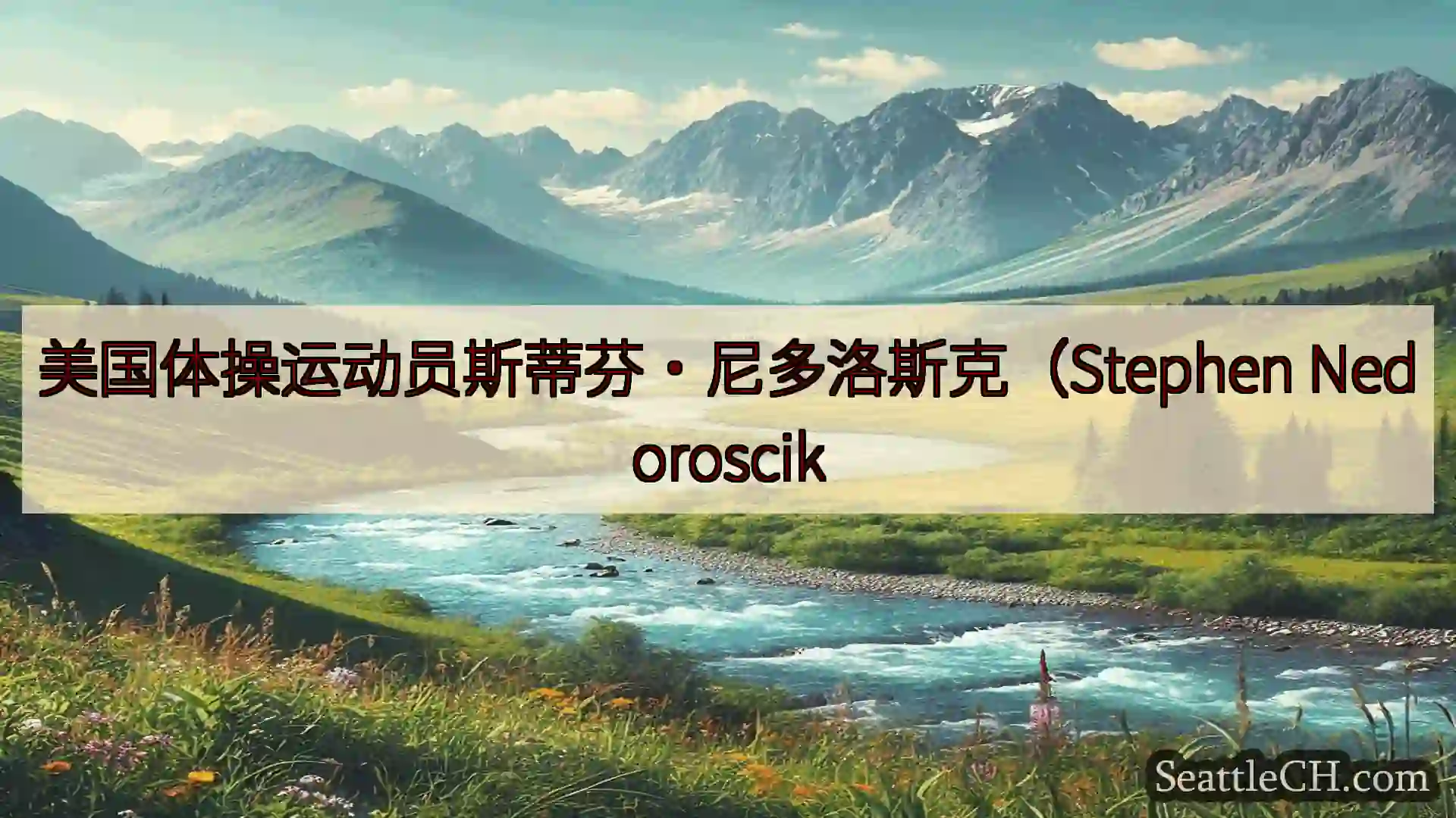 西雅图新闻 美国体操运动员斯蒂芬·尼多洛斯克（Stephen Nedoroscik