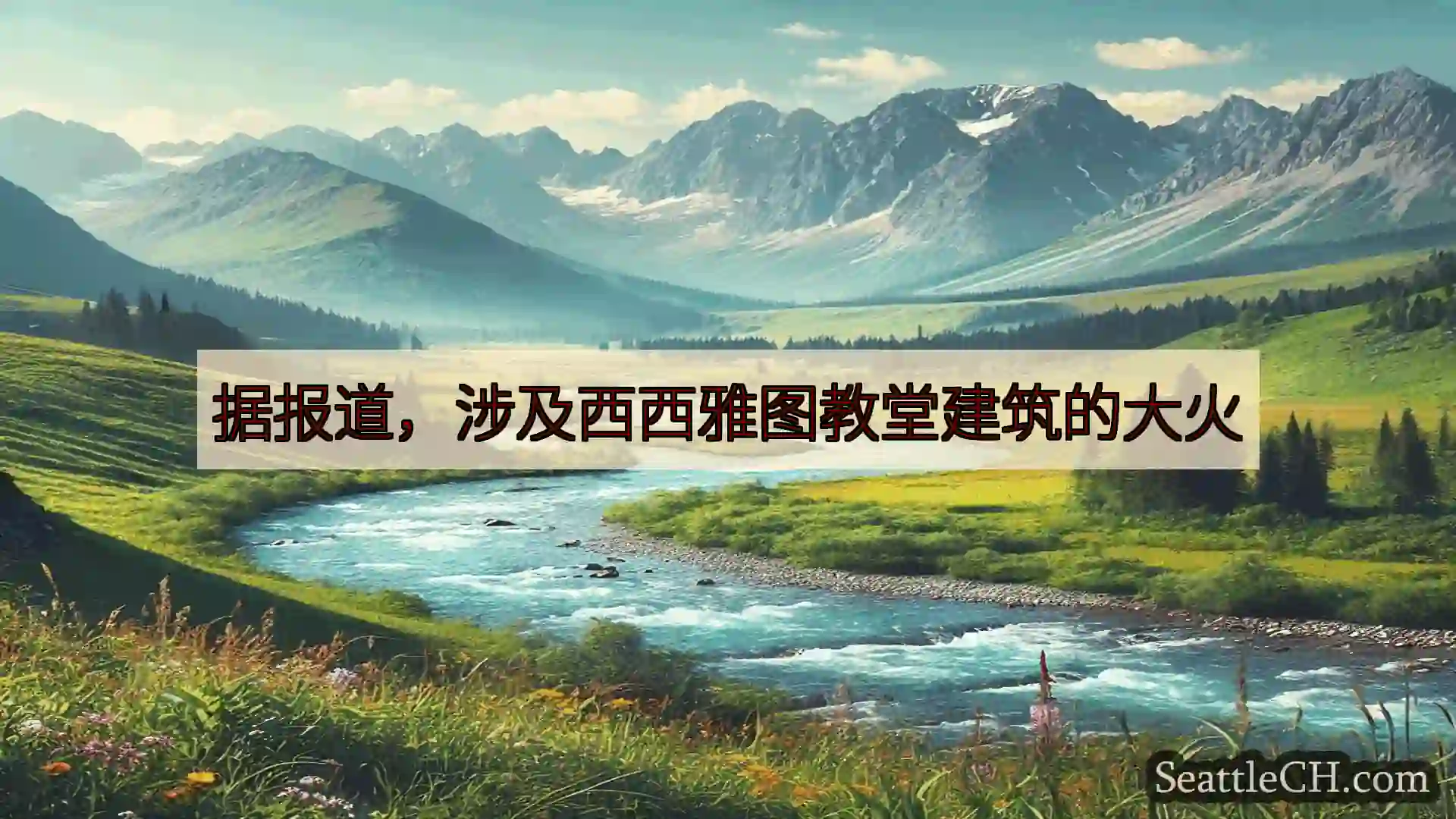 西雅图新闻 据报道，涉及西西雅图教堂建筑的大火