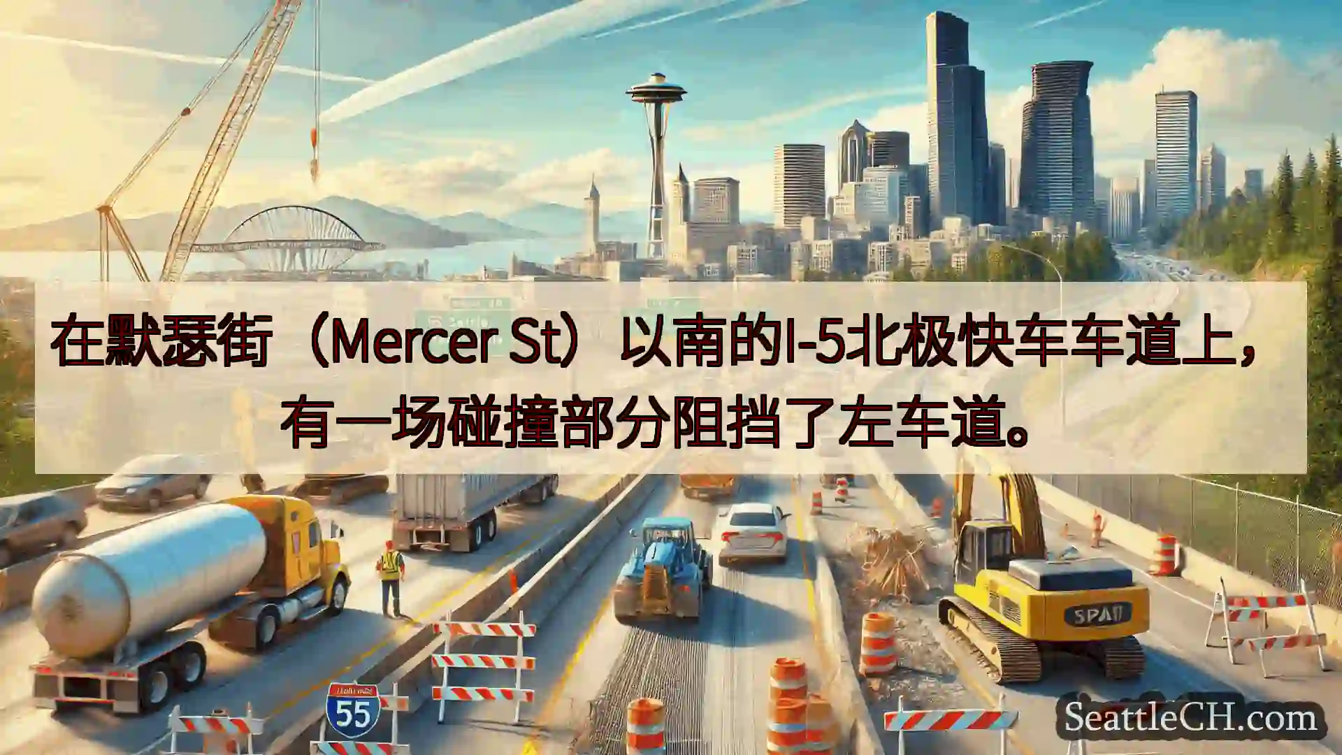 西雅图交通新闻 在默瑟街（Mercer