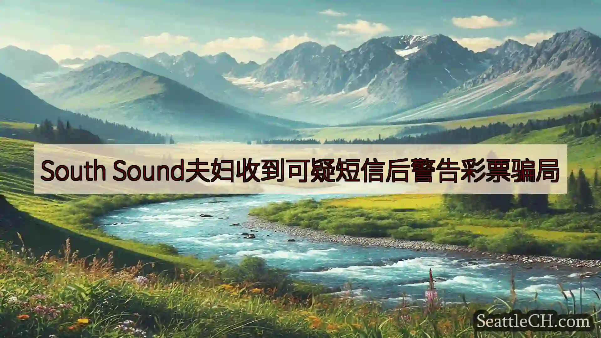 西雅图新闻 South Sound夫妇收到可疑短信后警告彩票骗局