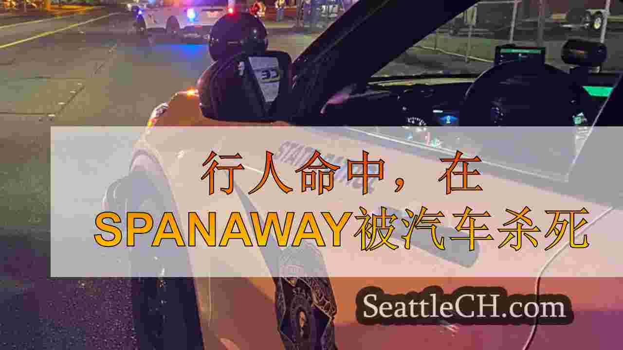 行人命中，在Spanaway被汽车杀死