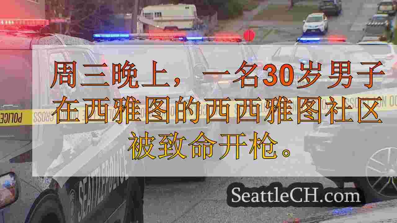 男子在西西雅图的致命枪击，嫌疑人很大，被认为是武装的