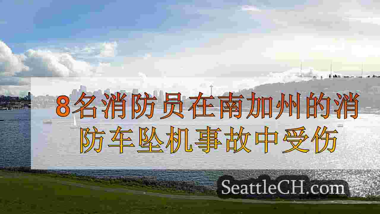 8名消防员在南加州的消防车坠机事故中受伤