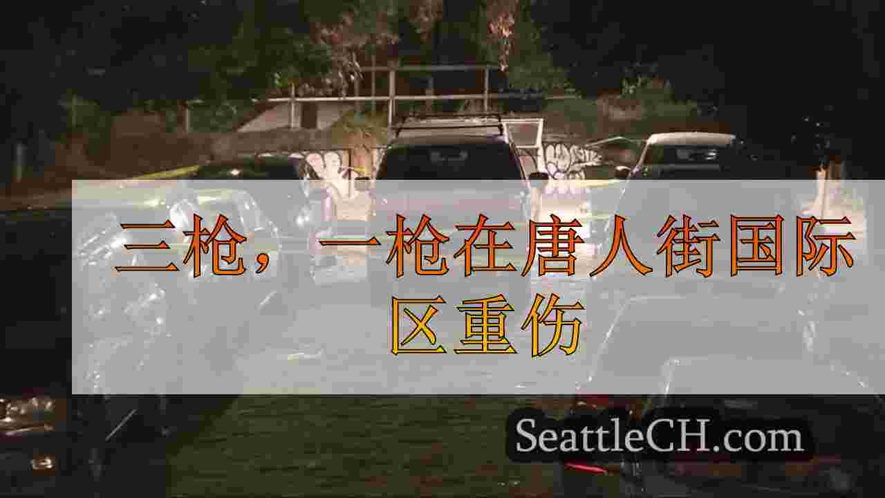 三枪，一枪，在唐人街国际区射击中受伤
