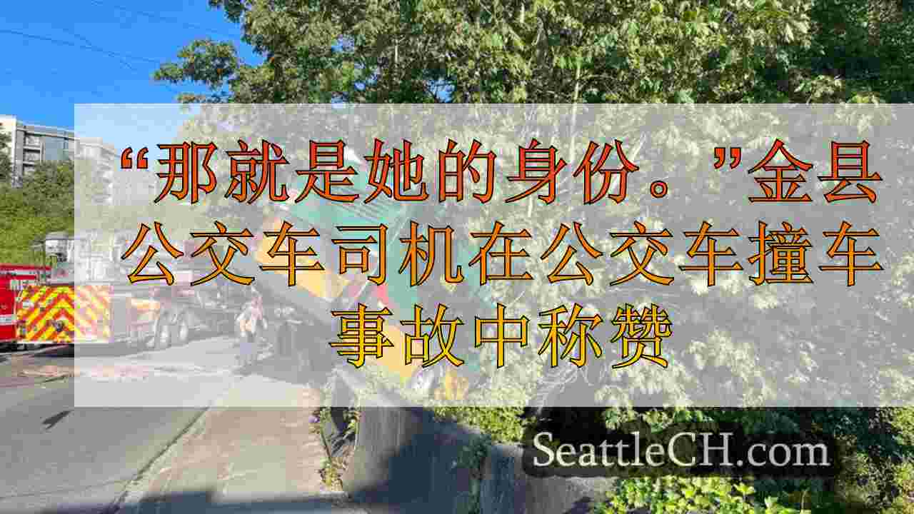“那就是她的身份。”金县公交车司机在公交车撞车事故中称赞