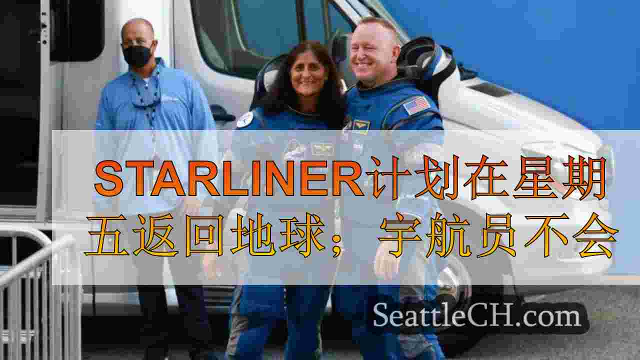 Starliner计划在星期五返回地球；宇航员不会