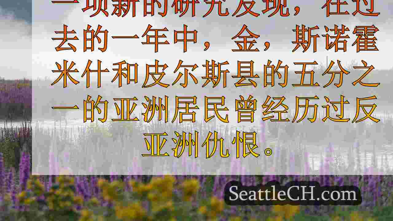 报告显示，西雅图地区的反亚洲袭击激增