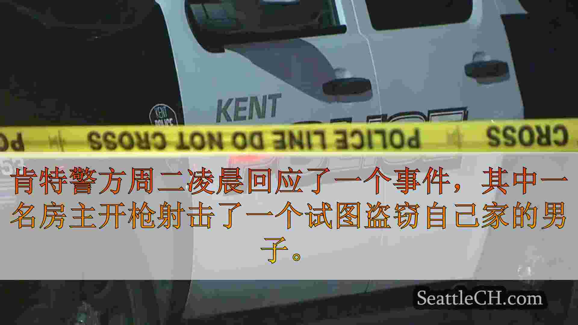 肯特房主在清晨闯入窃贼