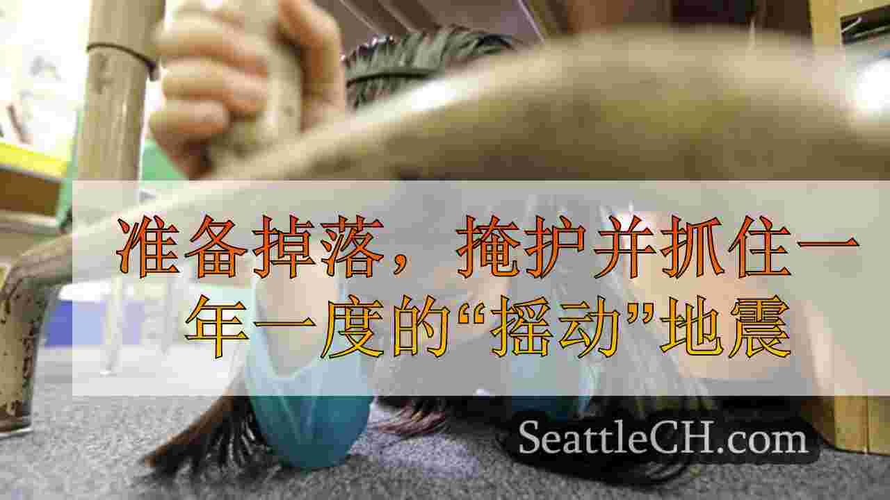 准备掉落，掩护并抓住一年一度的“ Shakeout”地震演习
