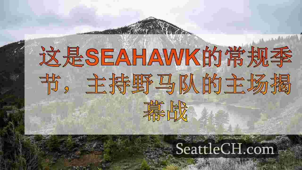 这是Seahawk的常规季节，主持野马队的主场揭幕战