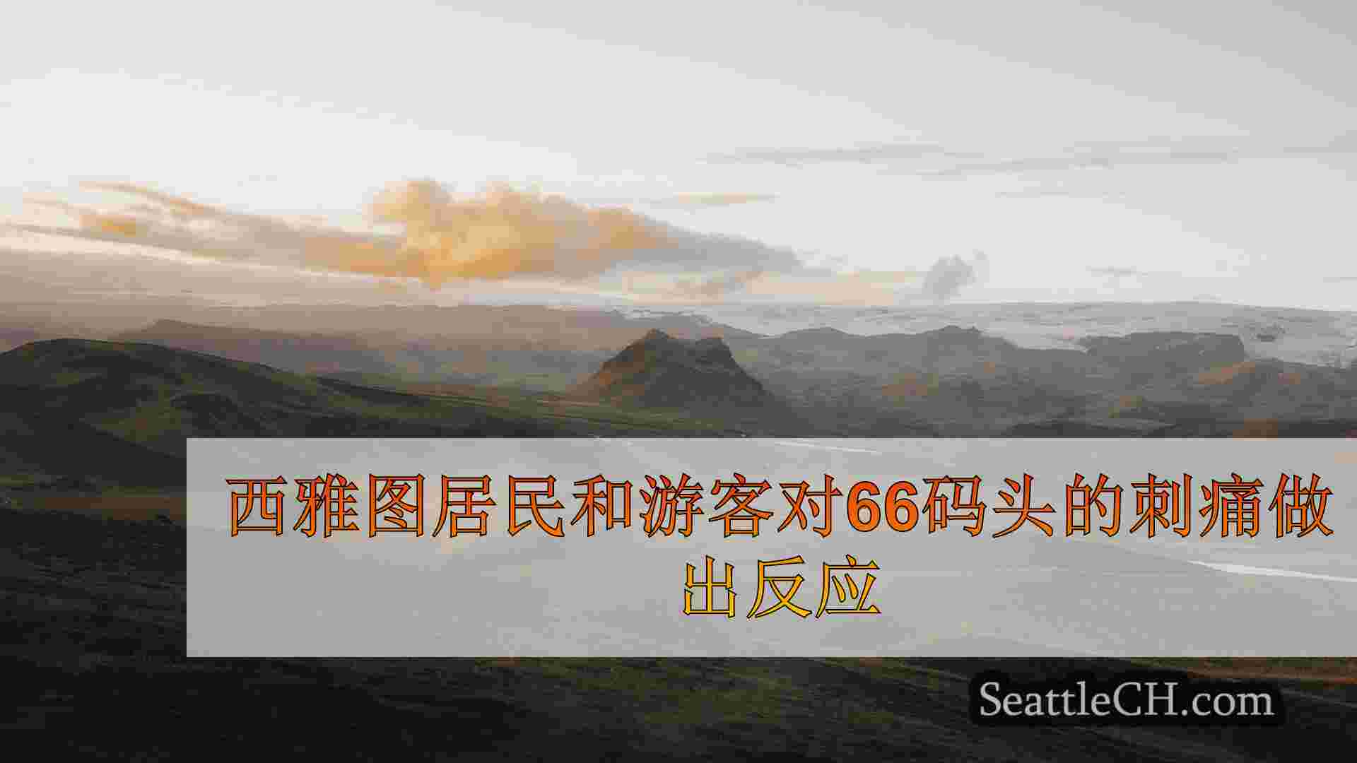 西雅图居民和游客对66码头的刺痛做出反应