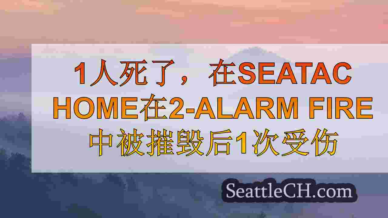 1人死了，在Seatac Home在2-Alarm Fire中被摧毁后1次受伤