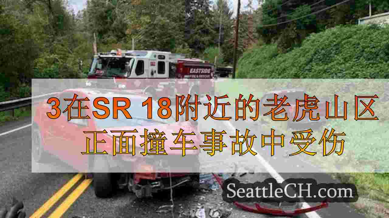 3在SR 18附近的老虎山区正面撞车事故中受伤