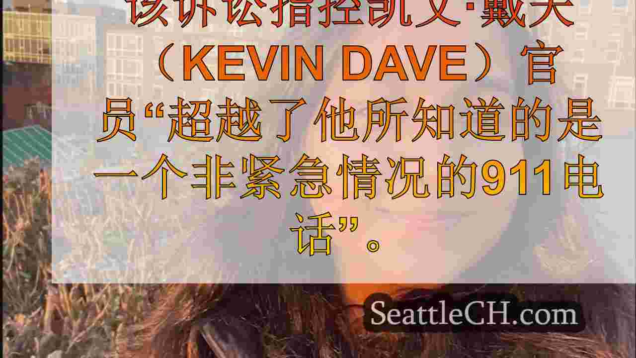 妇女袭击，被西雅图警察巡洋舰杀害
