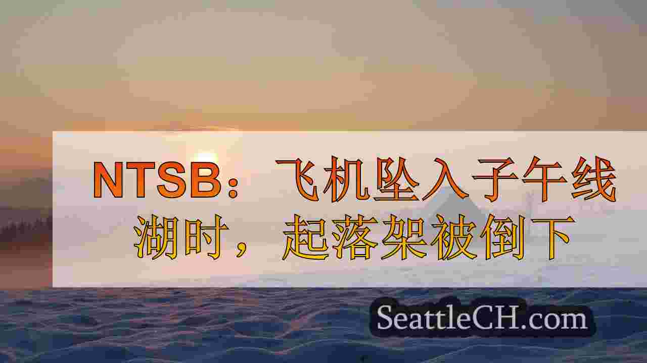 NTSB：飞机坠入子午线湖时，起落架被倒下