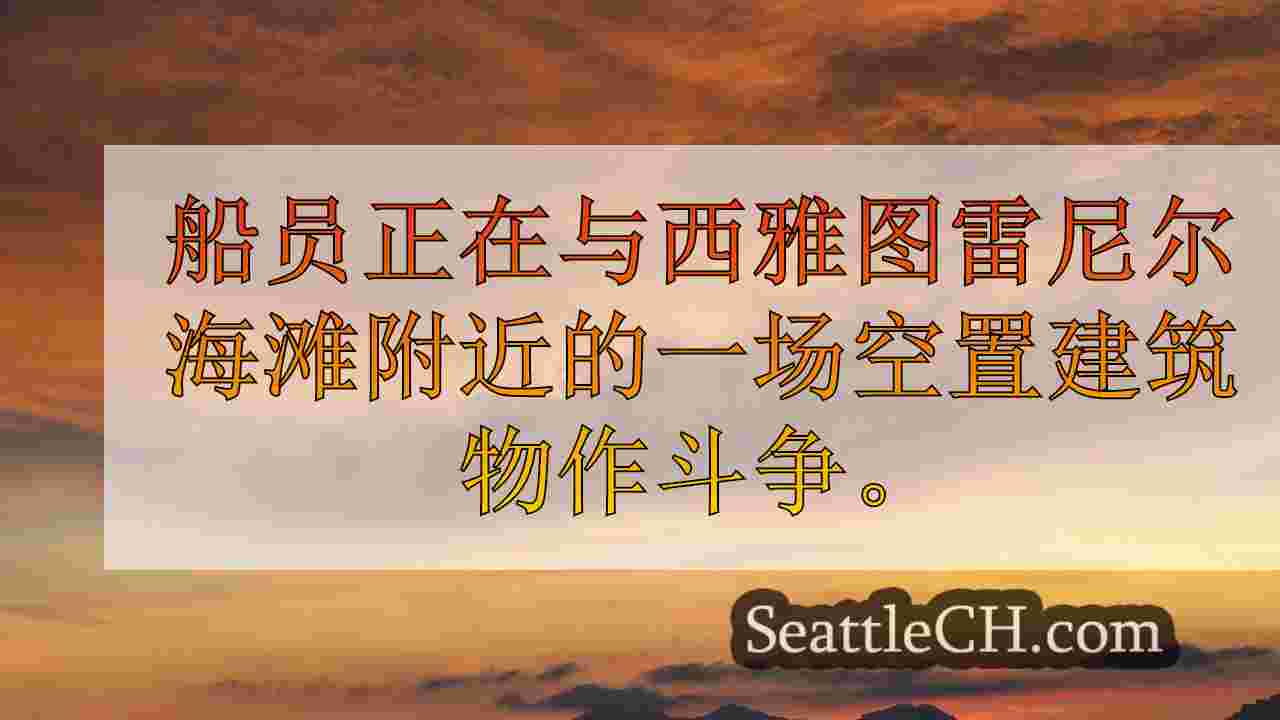 船员战斗在西雅图的雷尼尔海滩附近的空地