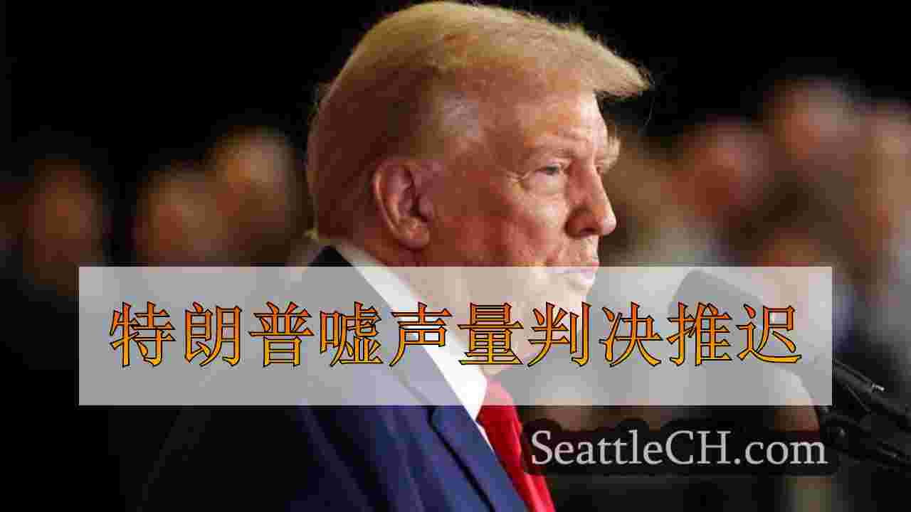 特朗普嘘声量判决推迟