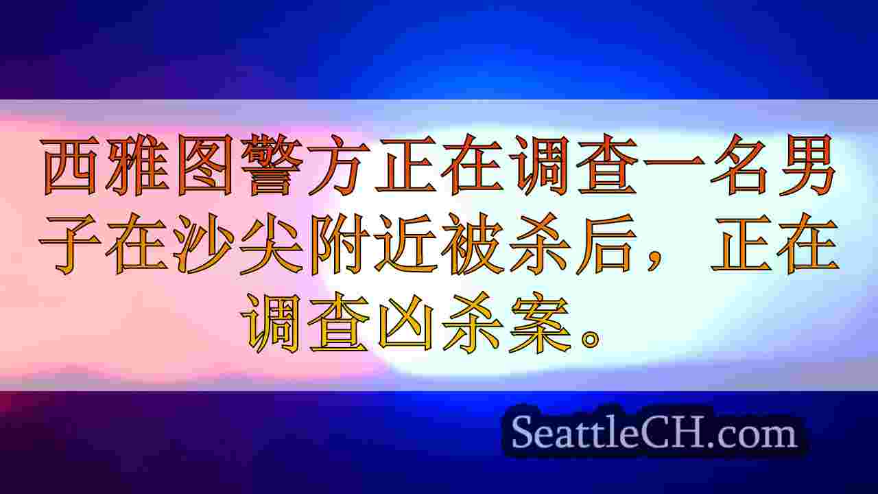 西雅图警方调查沙尖附近的凶杀案