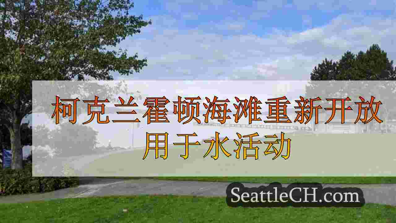 柯克兰霍顿海滩重新开放用于水活动