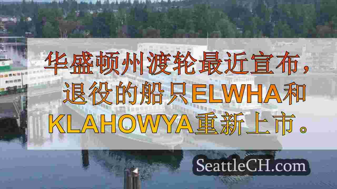 WSF终止以前的销售协议后，2辆退休的渡轮返回市场