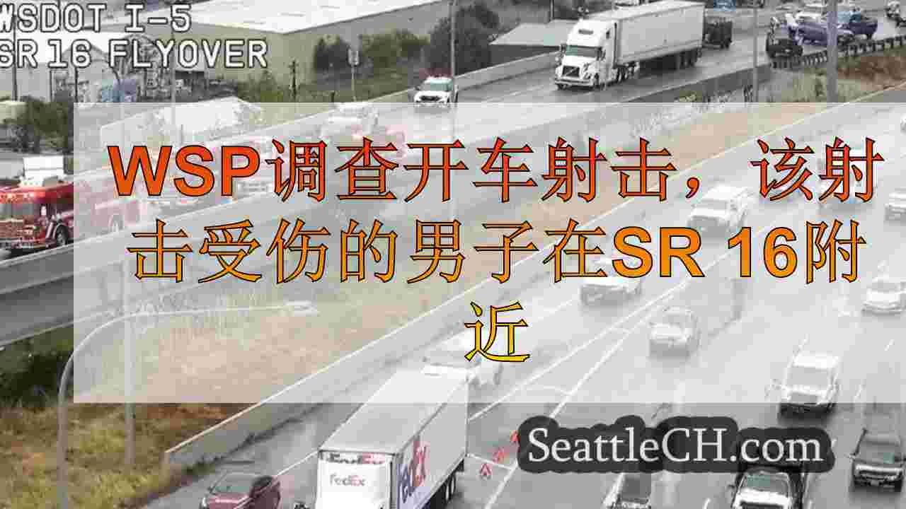 WSP调查开车射击，该射击受伤的男子在SR 16附近