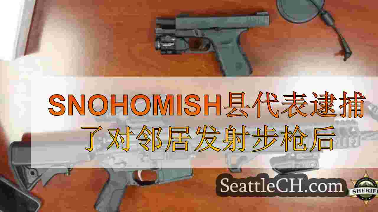 Snohomish县代表逮捕了对邻居发射步枪后