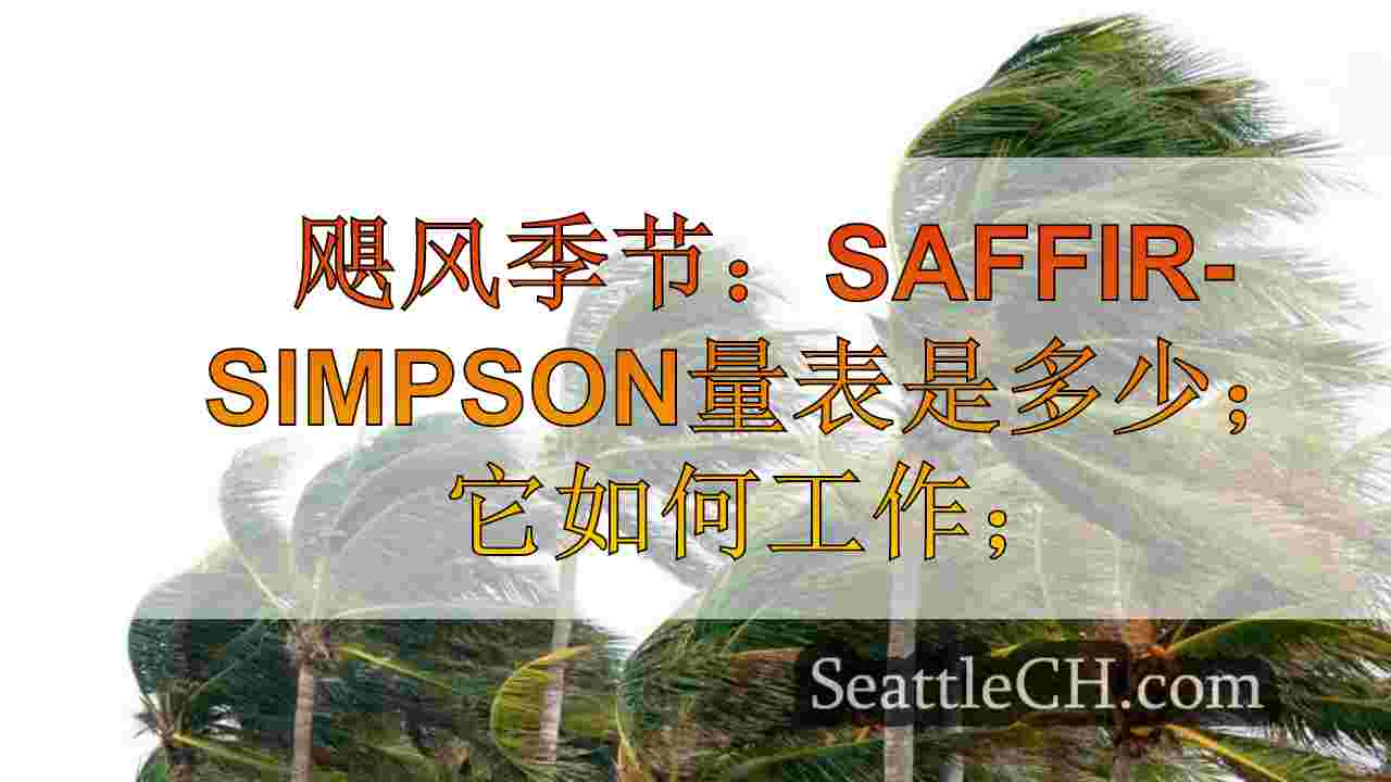飓风季节：Saffir-Simpson量表是多少；它如何工作；有6类吗？