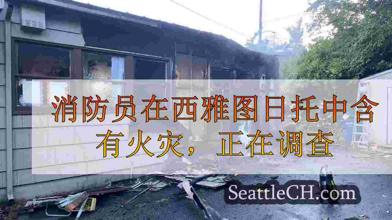 消防员在西雅图日托中含有火灾，正在调查