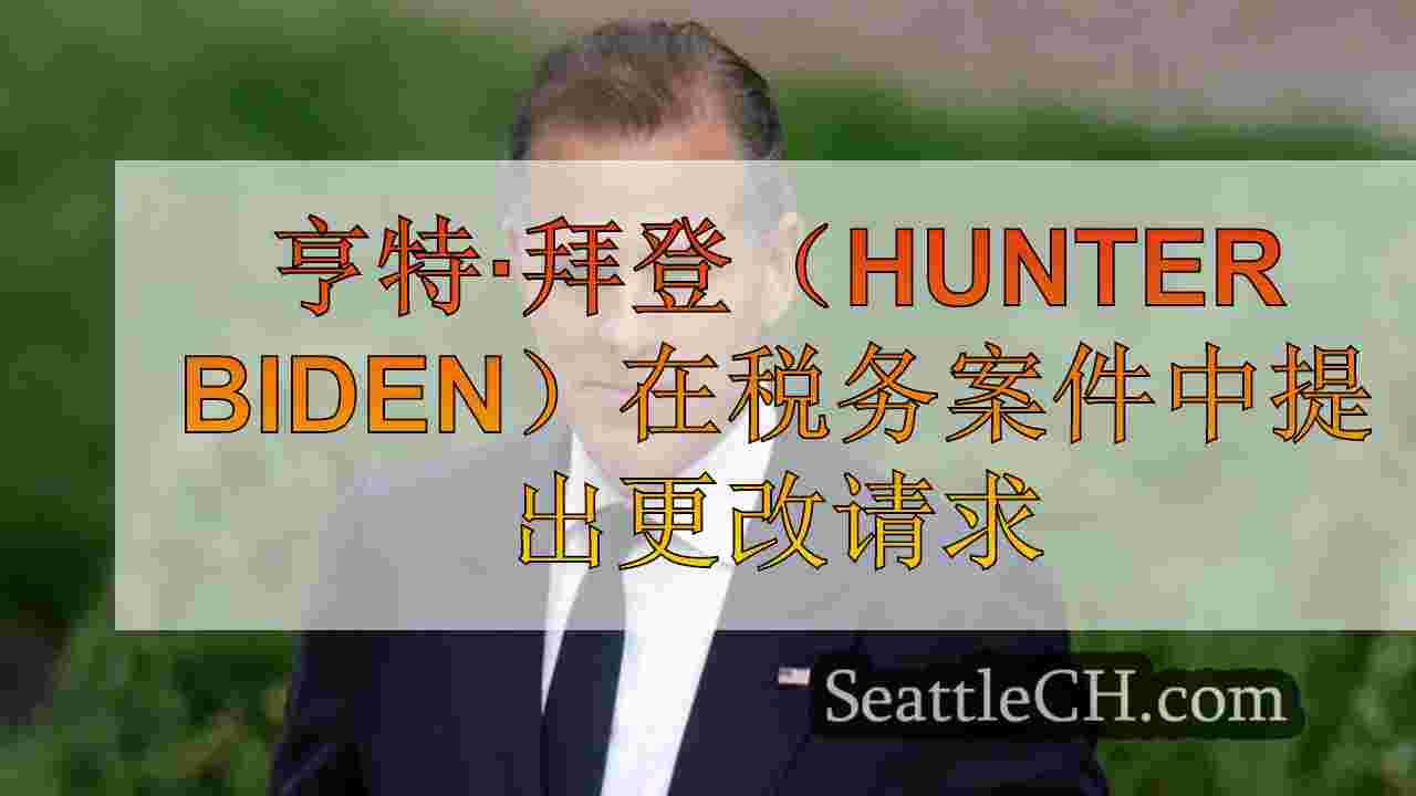 亨特·拜登（Hunter Biden）在税务案件中提出更改请求