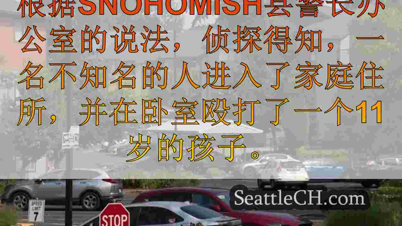 男子在华盛顿州的博塞尔，家庭入侵，对孩子的性侵犯
