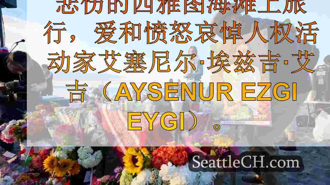 Vigil吸引数百人前往西雅图海滩，以记住被以色列军事杀死的UW毕业生