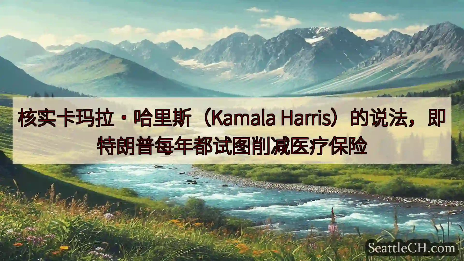 西雅图新闻 核实卡玛拉·哈里斯（Kamala