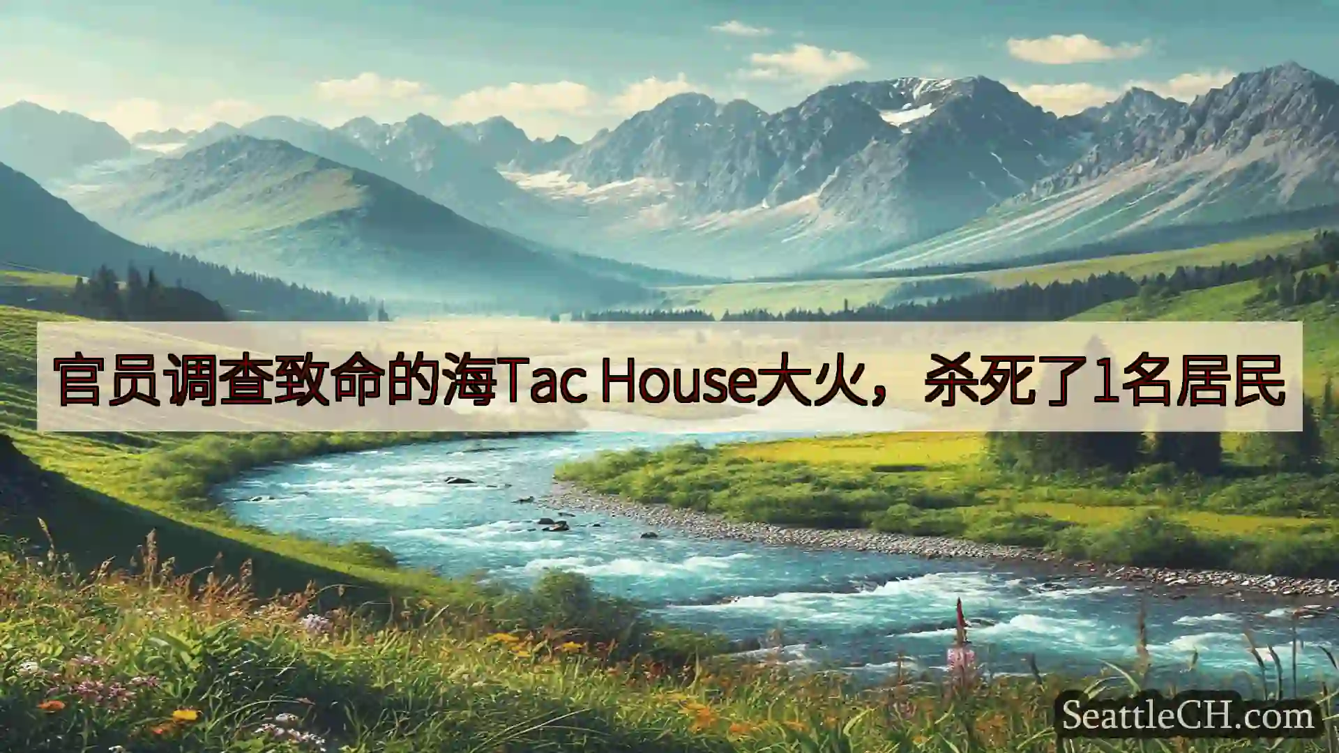 西雅图新闻 官员调查致命的海Tac House大火，杀死了1名居民