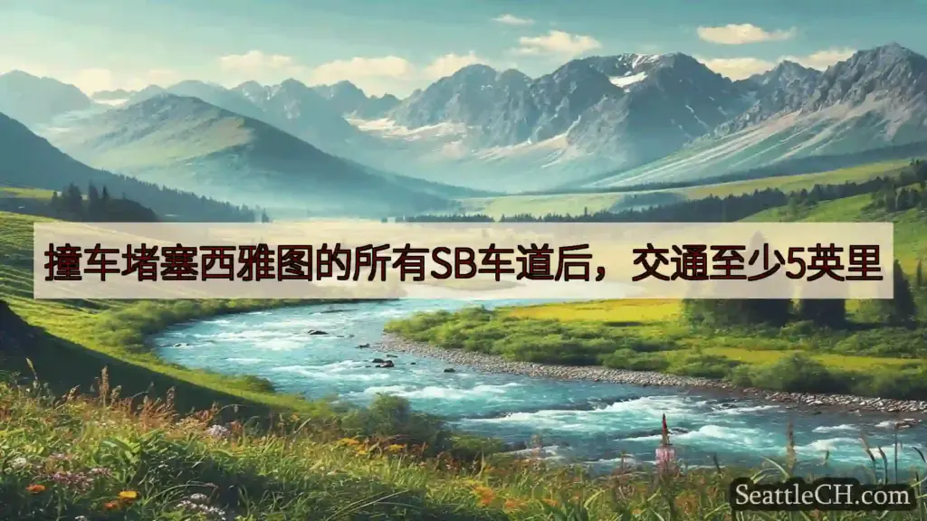 西雅图新闻 撞车堵塞西雅图的所有SB车道后，交通至少5英里