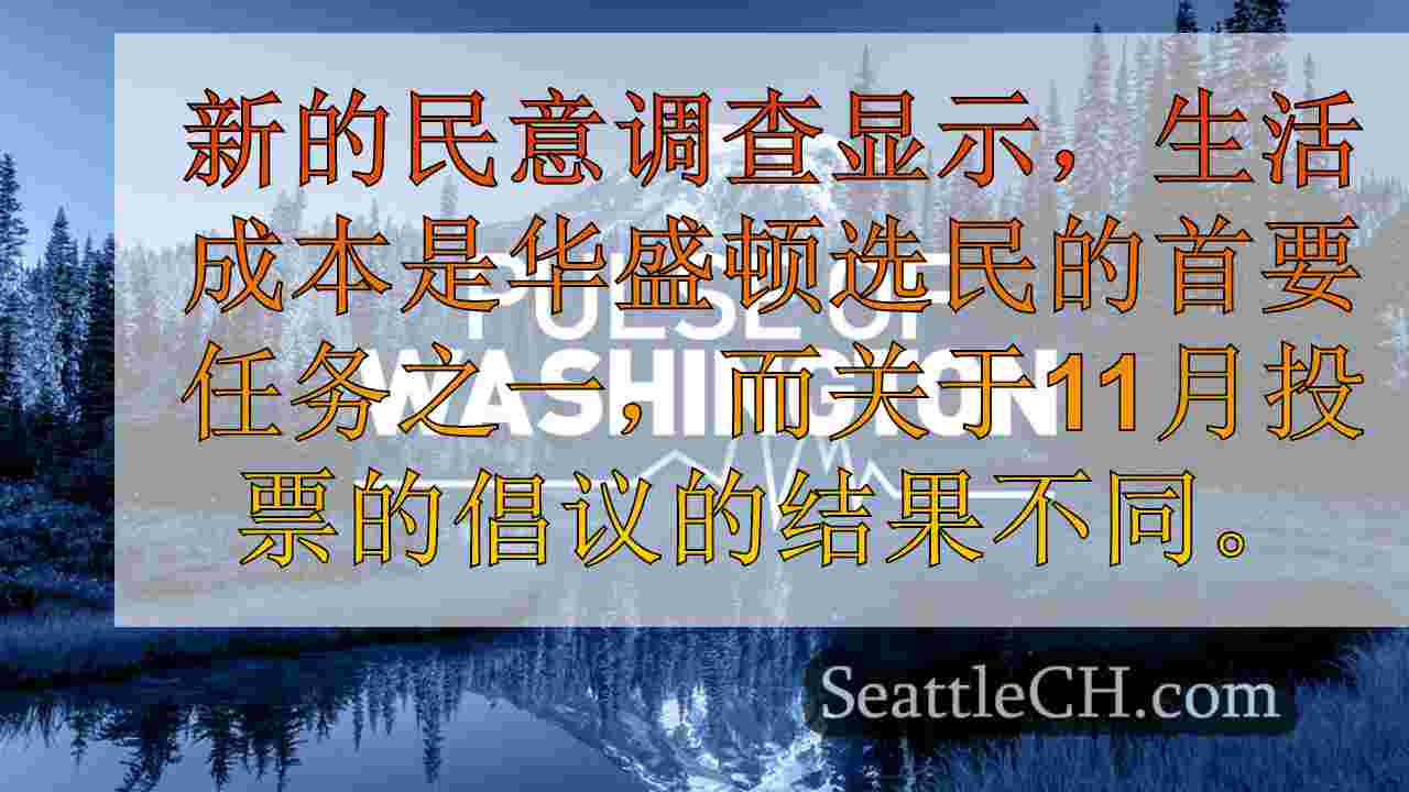 华盛顿的脉搏：选民最关心的生活成本，分裂了倡议