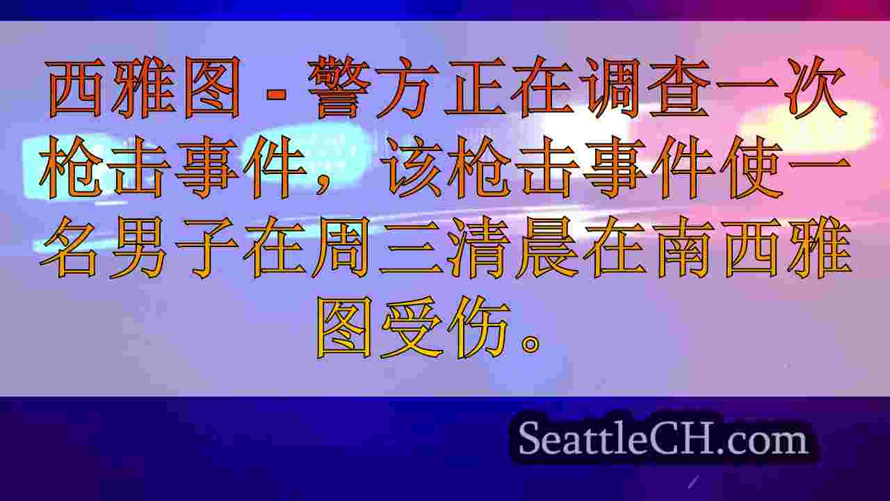 警察调查的男子在南西雅图的腿上开枪