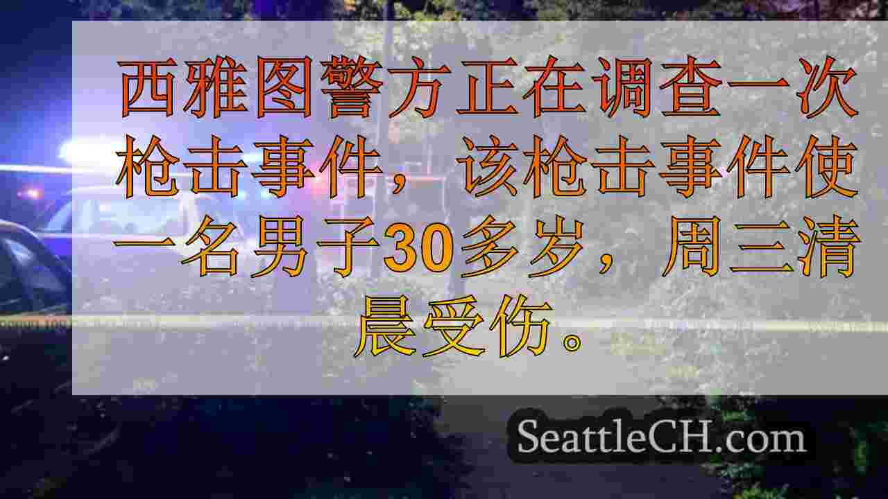 男子在西西雅图射击，病情严重住院