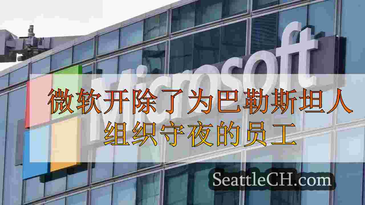 微软开除了为在加沙杀害的巴勒斯坦人组织守夜的员工