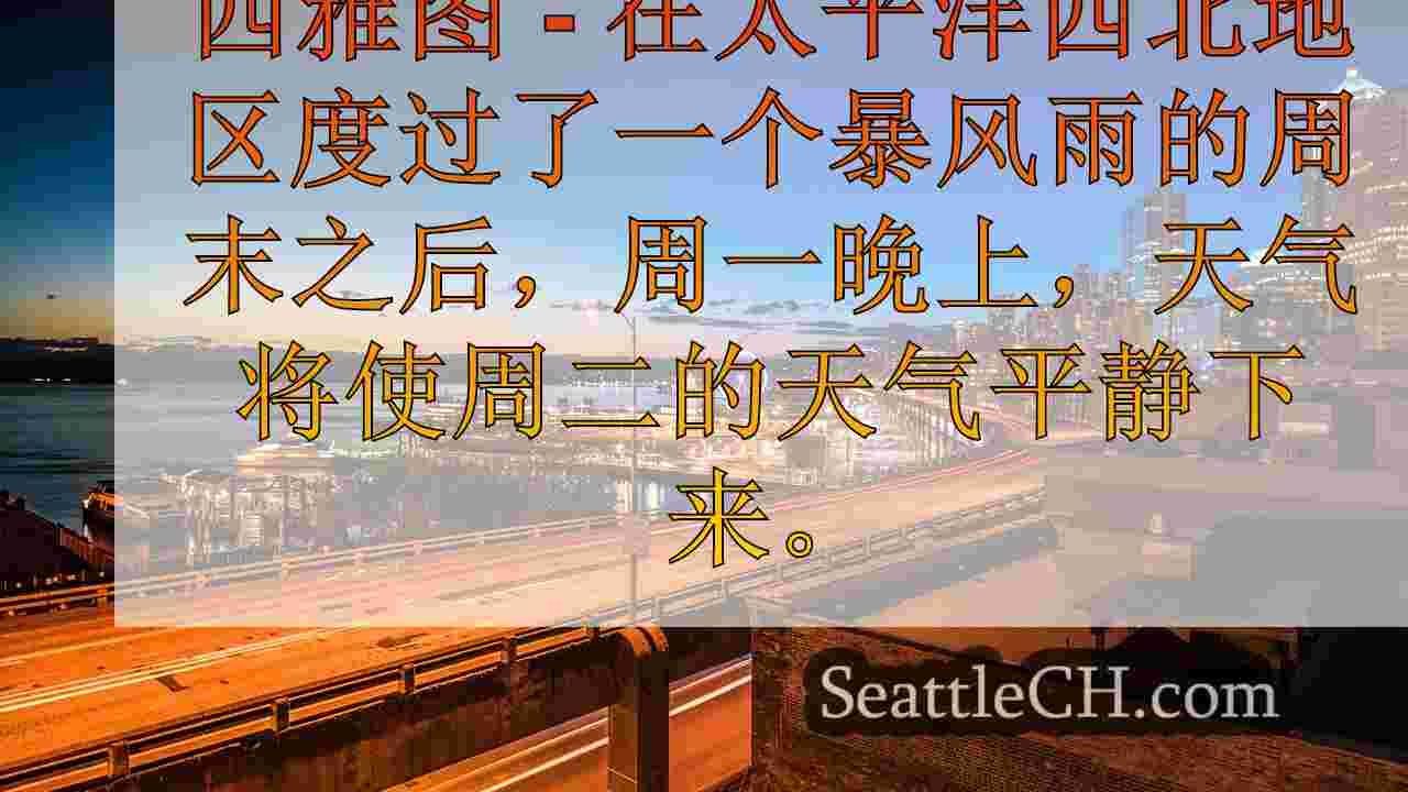 西雅图天气：创纪录的周末总计下雨以缓解