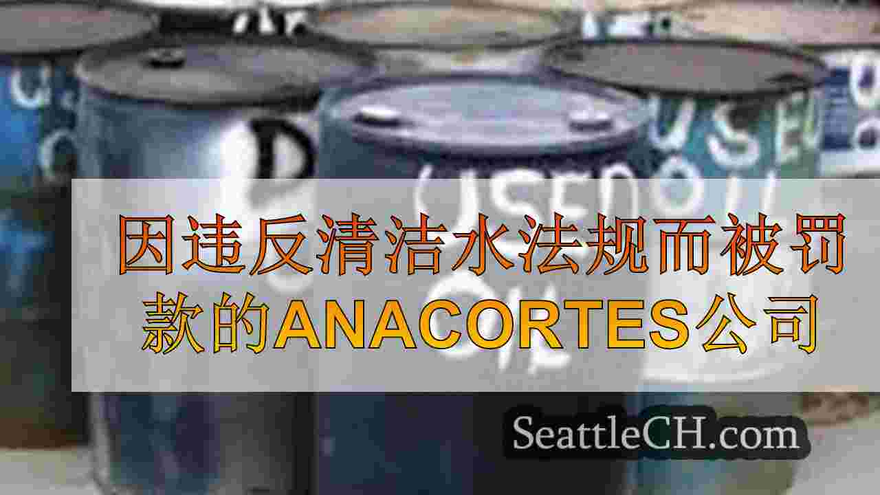 因违反清洁水法规而被罚款的Anacortes公司